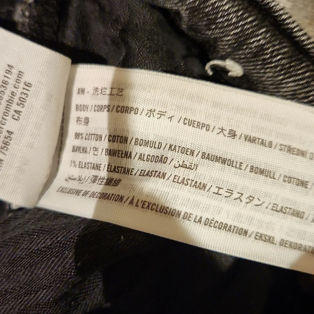 ❤️ ABERCROMBIE & FITCH CURVE LOVE JEANS - ULTRA HIGH RISE ANKLE STRAIGHT, 6 (28) - Picture 4 of 6